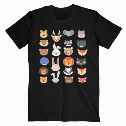 Character Faces Animal T Shirt