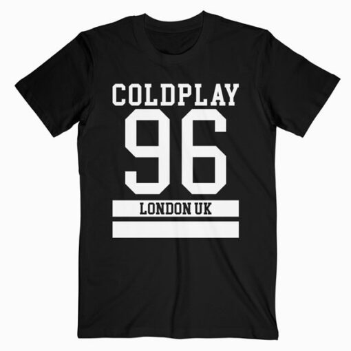 Coldplay 96 London Uk Band T Shirt