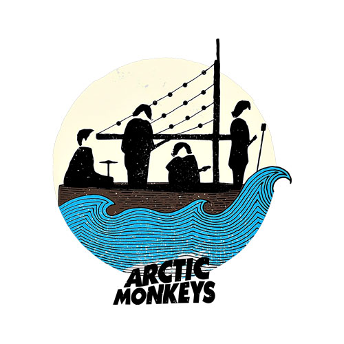 Crying Lightning Arctic Monkeys Band T Shirt