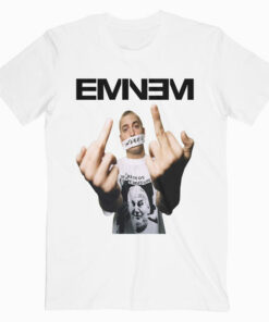 Eminem Middle Finger Band T Shirt