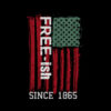 Free ish Since 1865 Juneteenth Day Flag Black Pride Gift T-Shirt