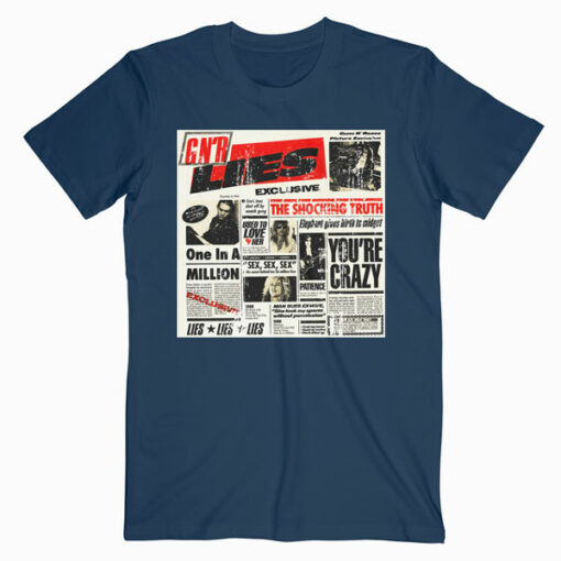 Lies Guns N Roses Band T Shirt