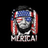 Lincoln 4th of July Boys Kids Men Merica American Flag Gifts T-Shirt