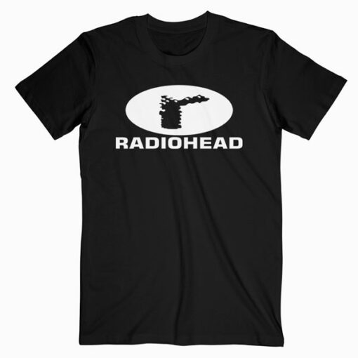 Logo 90s Radiohead Band T Shirt