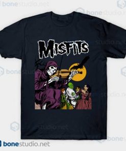 Misfits Legacy of Brutality Band Navy T Shirt