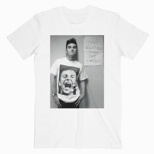 Morrissey Penis Mighter Than The Sword Band T Shirt