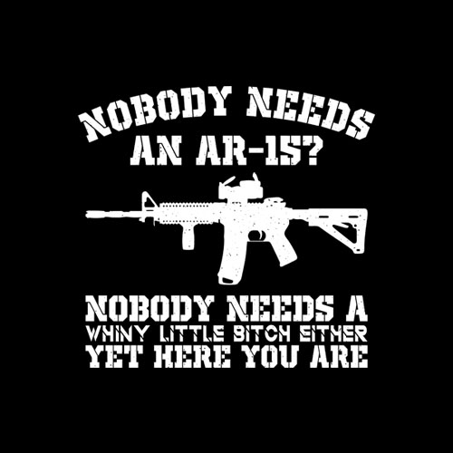 Nobody Needs An Ar-15 T Shirt