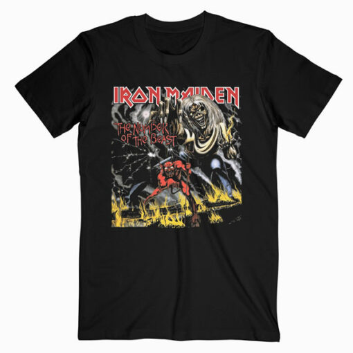 Number Of The Beast Iron Maiden Band T Shirt