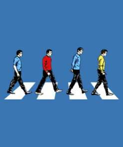 Star Trek Tribute To The Beatles Abbey Road T Shirt