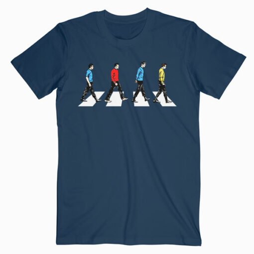 Star Trek Tribute To The Beatles Abbey Road T Shirt