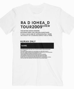 Tour 2009 Radiohead Band T Shirt