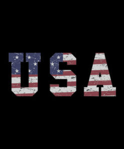 USA Patriotic 4th of July Tee American Flag Vintage T-Shirt