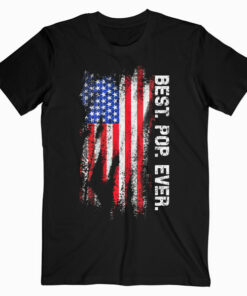 Best Pop Ever Vintage American Flag T Shirt T-Shirt