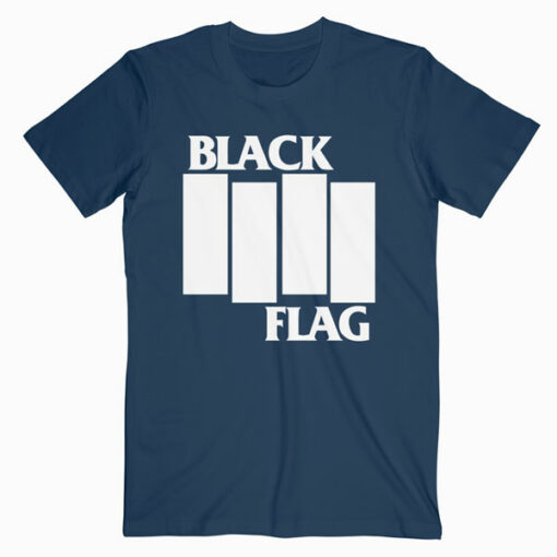 Black Flag Logo Band T Shirt