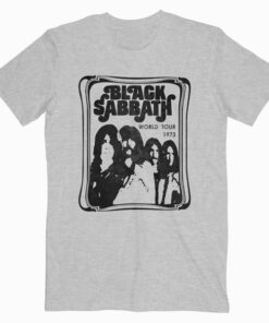 Black Sabbath T Shirt World Tour 1973 Band T Shirt