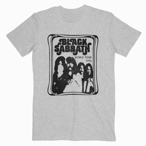 Black Sabbath T Shirt World Tour 1973 Band T Shirt