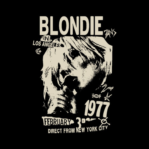Blondie 1977 Band T Shirt