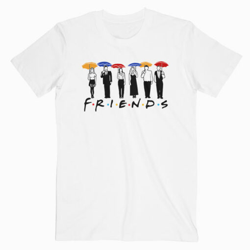 Friends Umbrella Tv Series Movie T Shirt