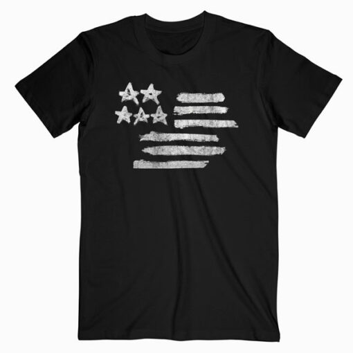 Graphic America Flag T Shirt