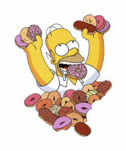 Homer Simpson Donut T Shirt