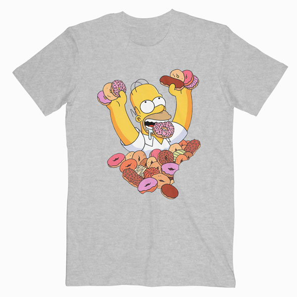Homer Simpson Donut T Shirt