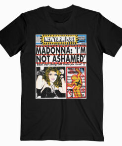 Madonna Im Not Ashamed Band T Shirt bl