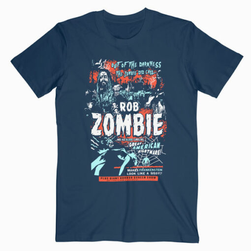 Rob Zombie T Shirt Zombie Calls Band T Shirt