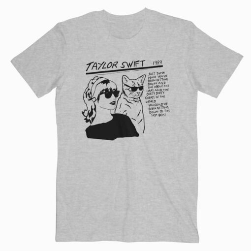 Taylor Swift Sonic Youth Style Band T Shirt
