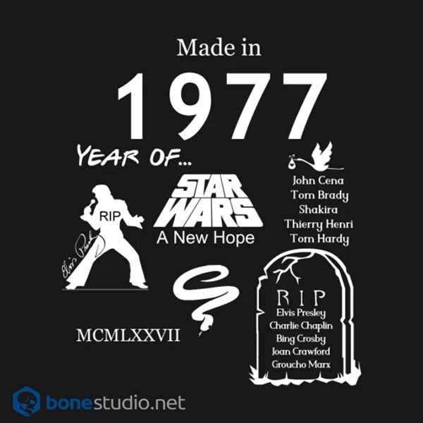The Best Class Of 1977 Star Wars T shirt Design