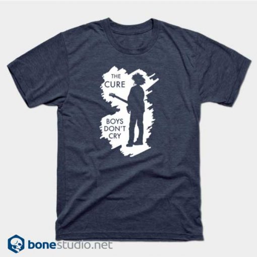The Cure Boys Don't Cry Band T Shirt Navy