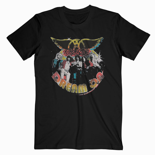 Aerosmith Dream On Portrait Band T Shirt