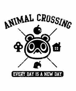 Animal Crossing Everyday Is A New Day Logo Graphic T-Shirt