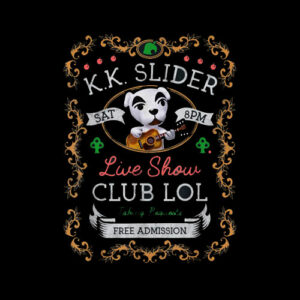 Animal Crossing KK Slider Live Show Poster Graphic T Shirt