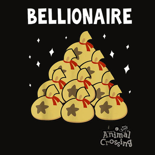 Animal Crossing New Leaf Bellionaire Graphic T Shirt