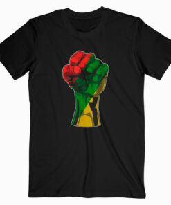 Black History Month Fist Gift Women Men Kids T-Shirt