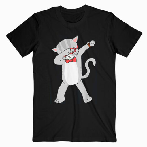 Dabbing Cat Funny Dab Gift Cat T-Shirt