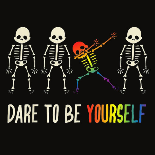 Dare To Be Yourself Shirt Cute LGBT Pride T shirt Gift