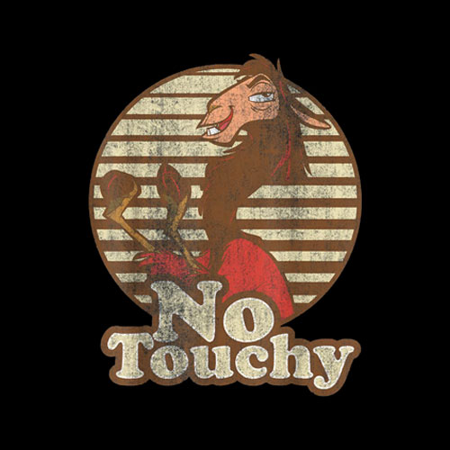 Disney Emperor's New Groove Kuzco Llama No Touchy T-Shirt