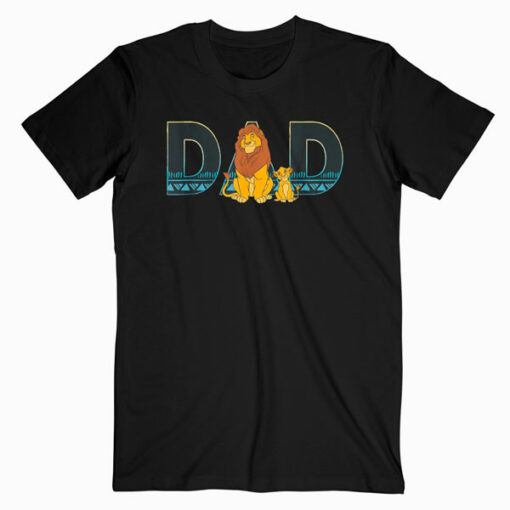 Disney The Lion King Simba and Mufasa Dad T Shirt