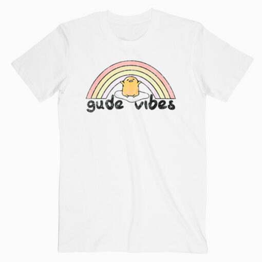 Gudetama Gude Vibes Good Vibes Rainbow T Shirt