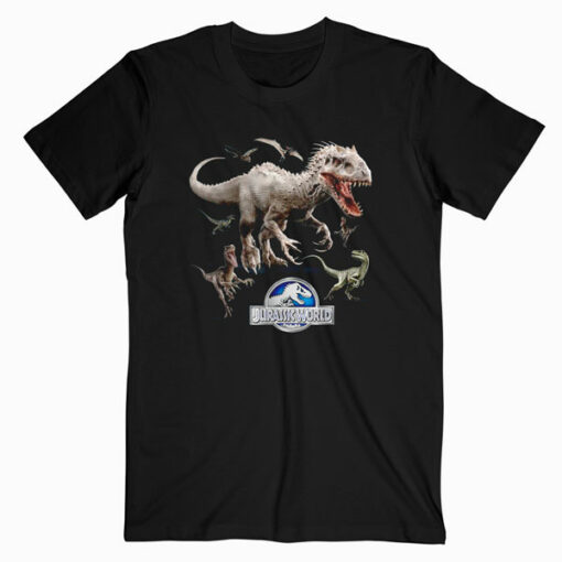 Jurassic World Indominus Rex Raptor Run Graphic T-Shirt