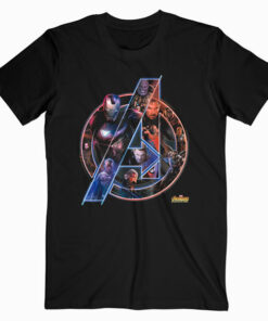 Marvel Avengers Infinity War Neon Team Graphic T-Shirt