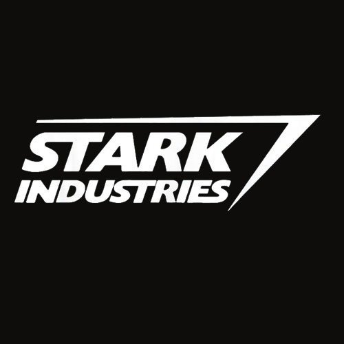Marvel Iron Man Stark Industries Logo Graphic T Shirt
