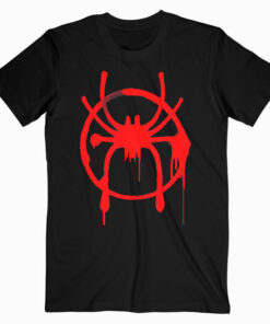 Marvel SpiderMan Into the Spider Verse Red Icon T Shirt