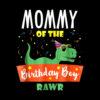 Mommy of the Birthday Boy Dinosaur Raptor Funny TShirt