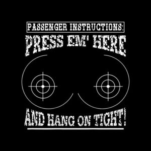 Motorcycle Shirt Passenger Instructions Press EM Here