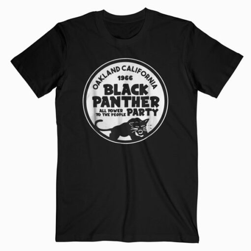 Oakland California 1966 Black Panther Party Tshirt