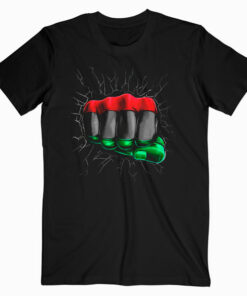 Pan African UNIA Flag Fist Shirt