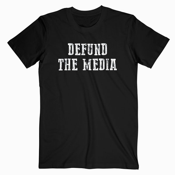 Retro Vintage Defund The Media T-Shirt