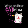 World's Best Cat Mom Cute Gift Lady T-Shirt